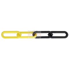Productfoto DX kunststof signaalketting geel-zwart