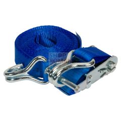 Afbeelding lashing with ratchet buckle en hooks