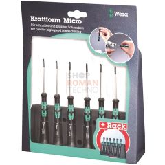 2067/6 Micro TORX® BO-Schroevendraaierset + houder