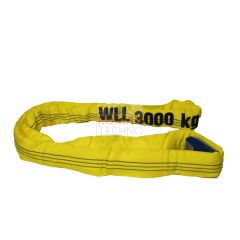 ELLERsling Polyester Rondstrop 3 ton - Geel