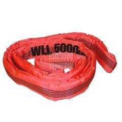 ELLERsling Polyester Rondstrop 5 ton - Rood